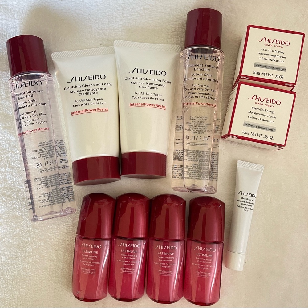 Shiseido Skincare Collection ~ Travel Size ~ Bundle of 11 pieces  New